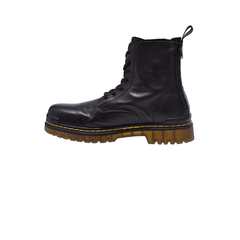 Jeep High Top Lace up Leather Boot-P214M08139-Black