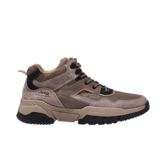Jeep Mid Top Lace Versatile Sneaker-P231091116-Beige