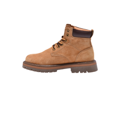 Jeep Ankle Lace up Padded Soft Leather Boot-P234M08375-Beige