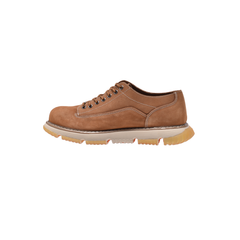 Jeep Low Cut Lace Round Toe Shoes-P331292643-Camel