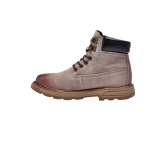 Jeep Ankle Lace Padded Soft Leather Boot-P693078K-Beige