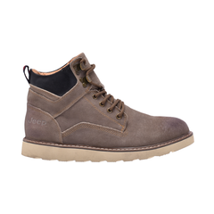 Jeep High Top Lace up Padded Soft Leather Boot-P693159k-Beige