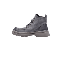 Jeep Ankle Lace Moc Toe Suede Boot-P214M08116-DarkGray