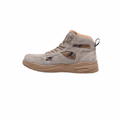 Jeep Ankle Lace Combat Suede Boot-P03131370k-Khaki