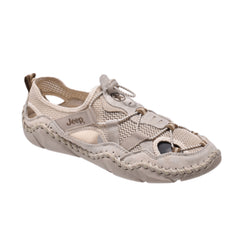 Jeep Flat Slip on Breathable Comfort Sneaker-P11100060k-Beige