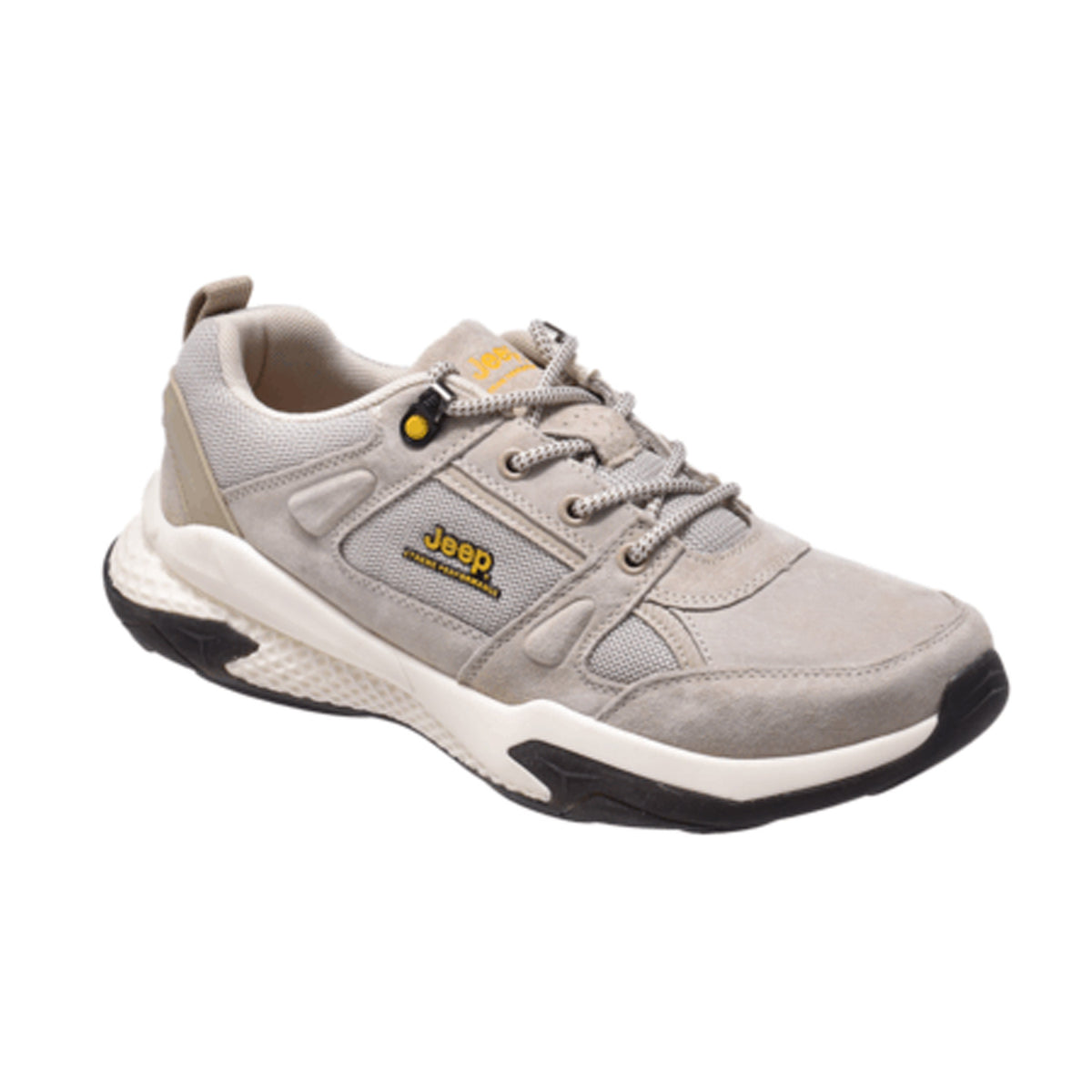 Jeep Low Cut Lace Versatile Sneaker-P131591211-Beige