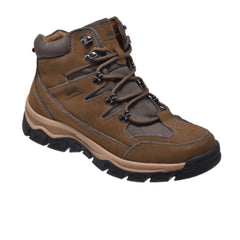 Jeep Mid Top Lace Combat Suede Boot-Ftyno-1006-Brown