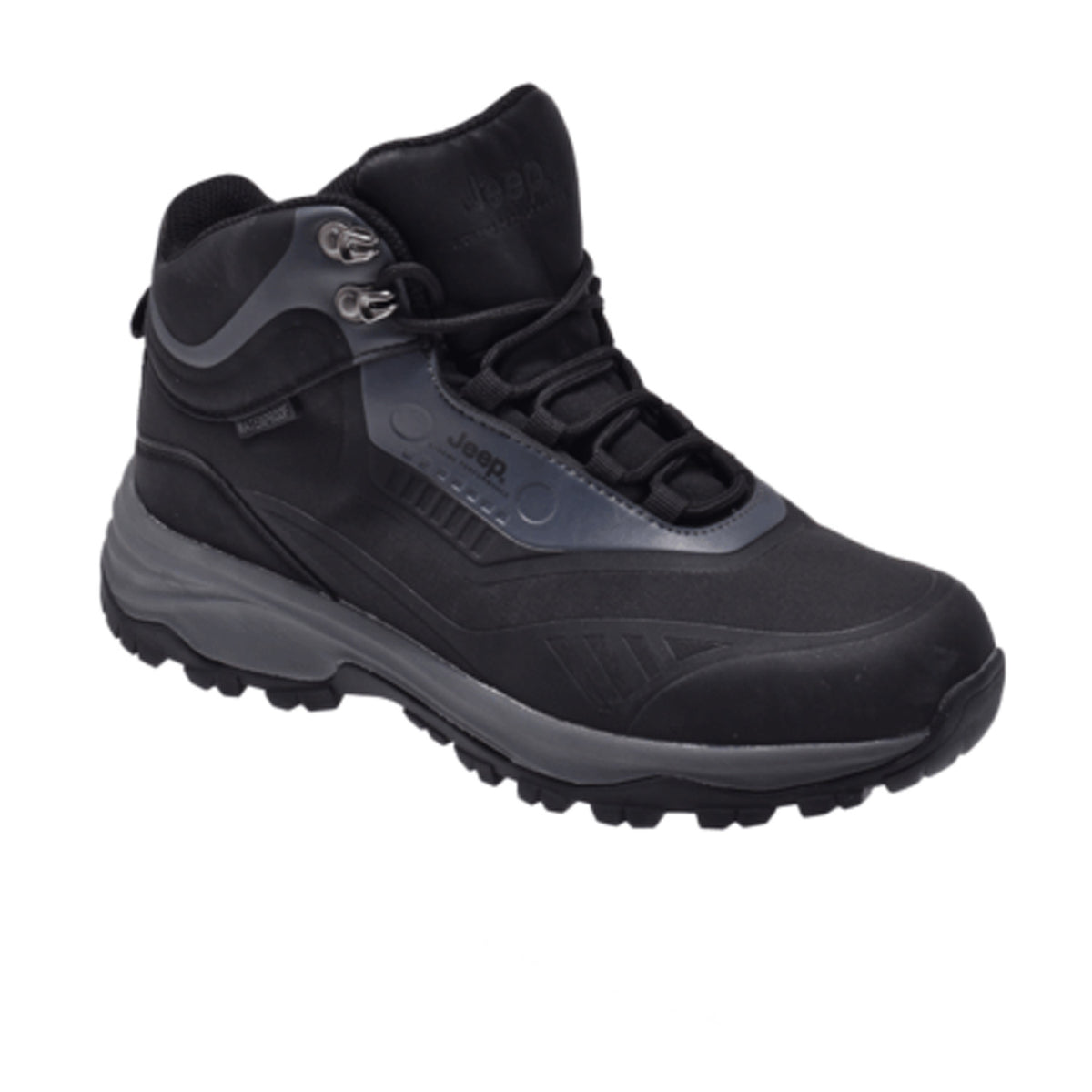 Jeep Mid Top Lace Hiking Boot-P2310911607-Black
