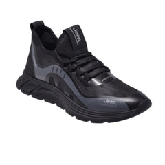 Jeep Mid Top Lace Hiking Sneaker-B231591386-Black