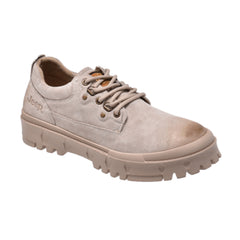 Jeep Low Cut Lace Round Toe Suede Shoes-P223M05092-Beige