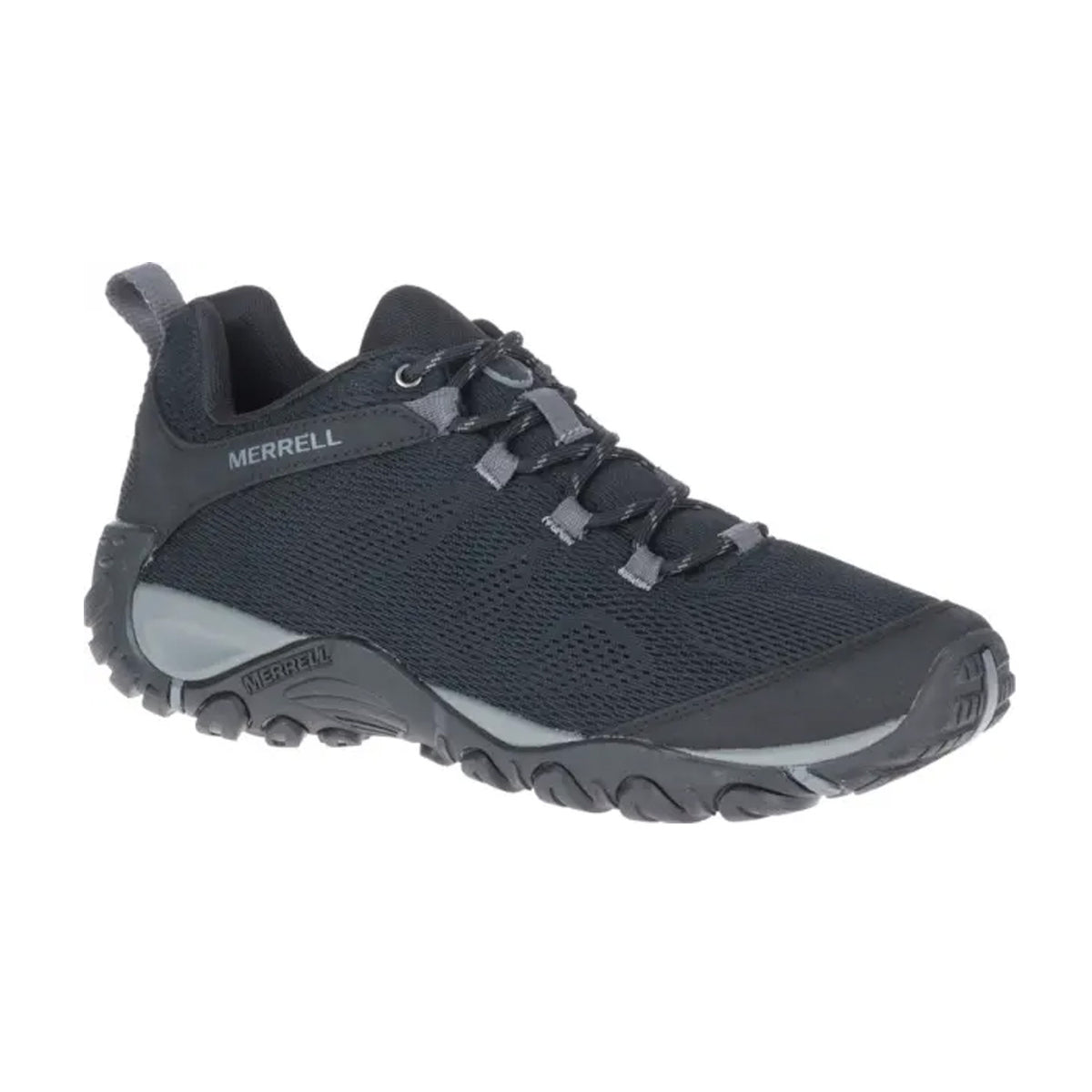 Merrell Yokota 2 E-Mesh Lace Up Hiking Shoes-J5036355-Black