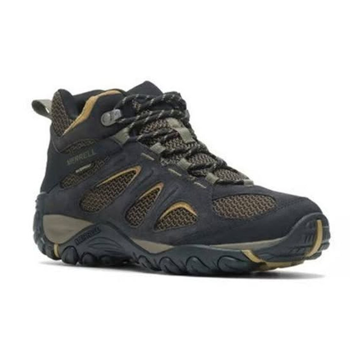 Merrell Yokota 2 Mid Waterproof Hiking Boot-J036703-Brindle-Black Olive