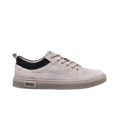 Jeep Low Cut Lace Court Sneaker-P12120300k-Beige