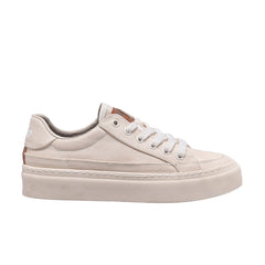 Jeep Low Cut Lace Court Sneaker-P221M06027-Biege