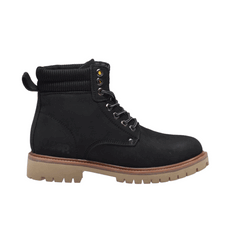 Jeep Ankle Lace up Padded Soft Leather Boot-P03232630K-Black