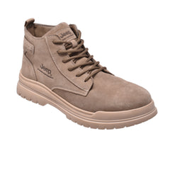 Jeep Ankle Lace Chukka Suede Boot-P131091187-Beige